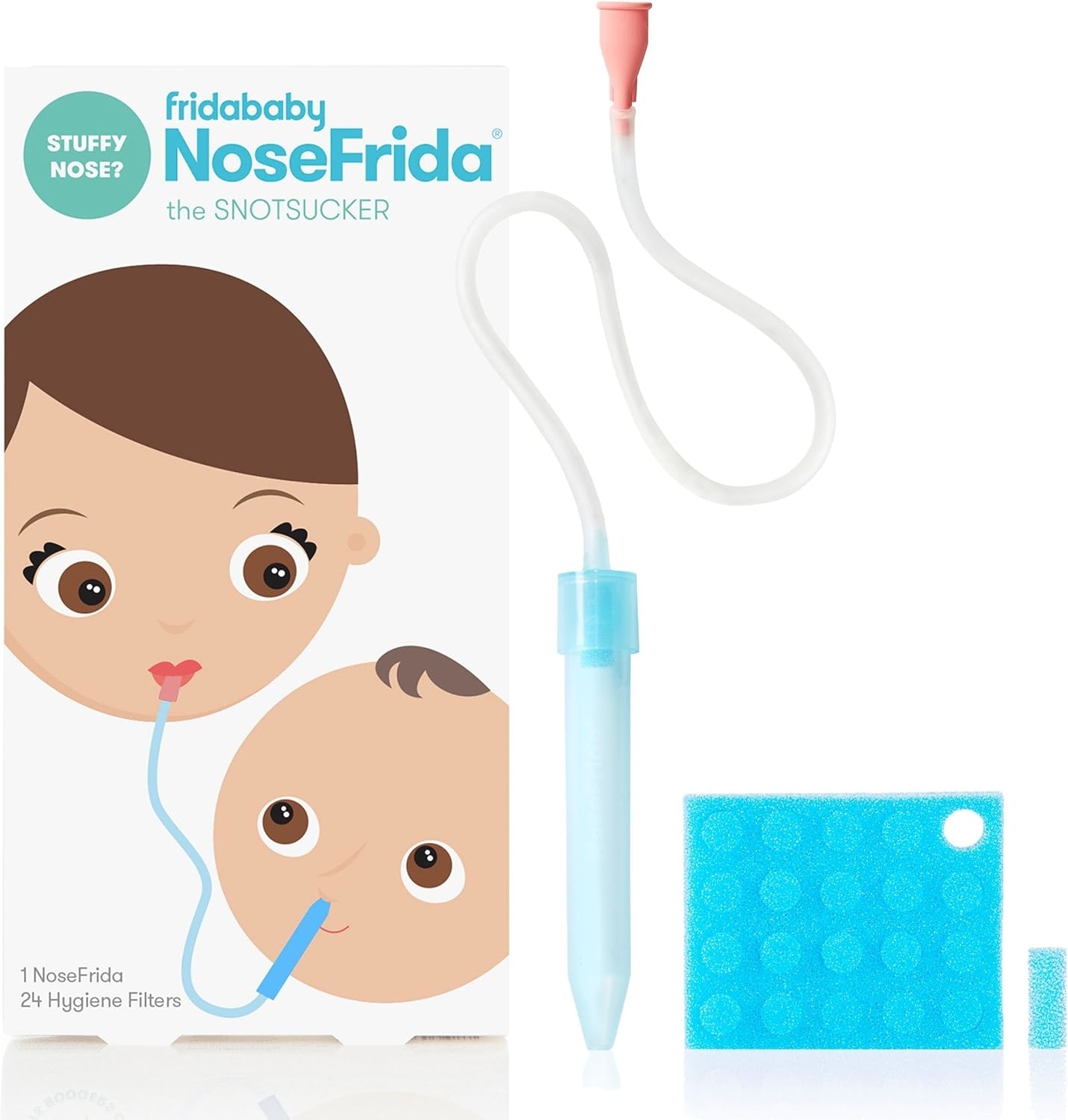 The nose frieda device with hygiene filters