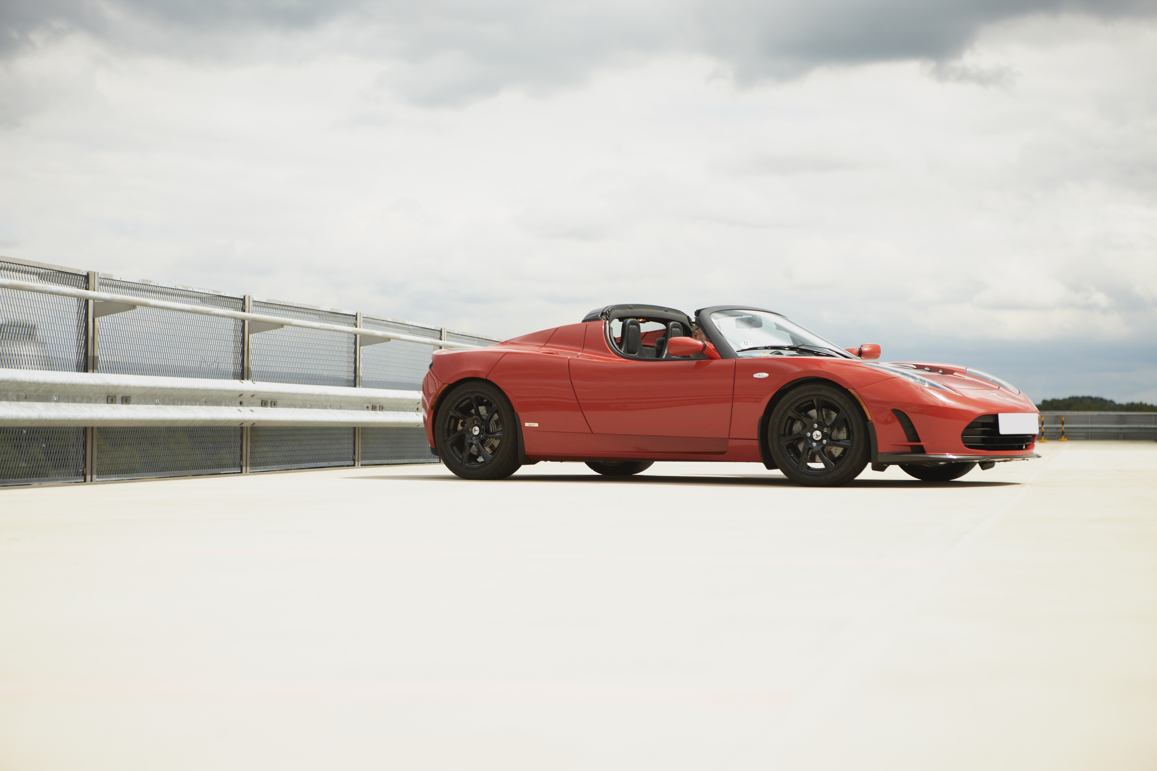 a red sports car