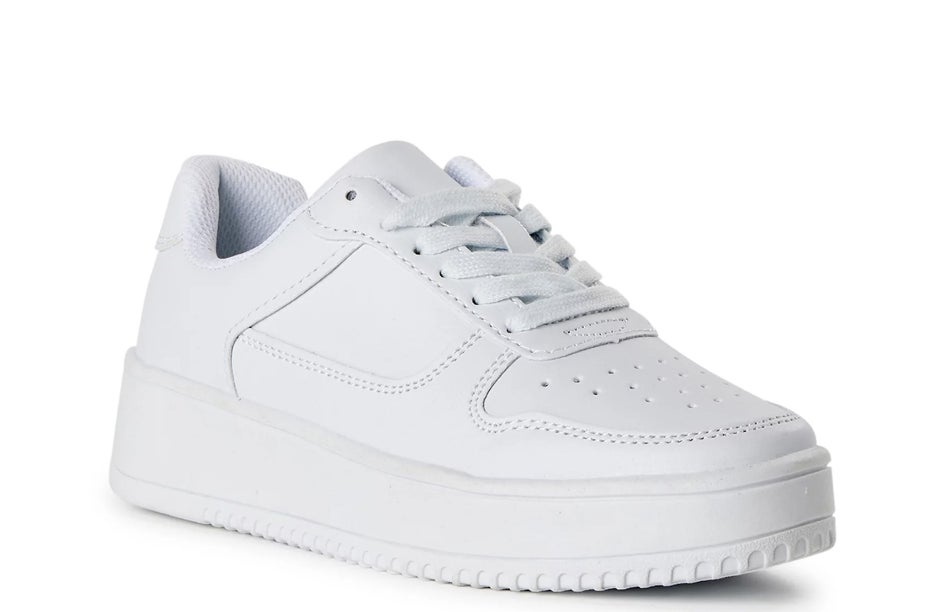 A white sneaker