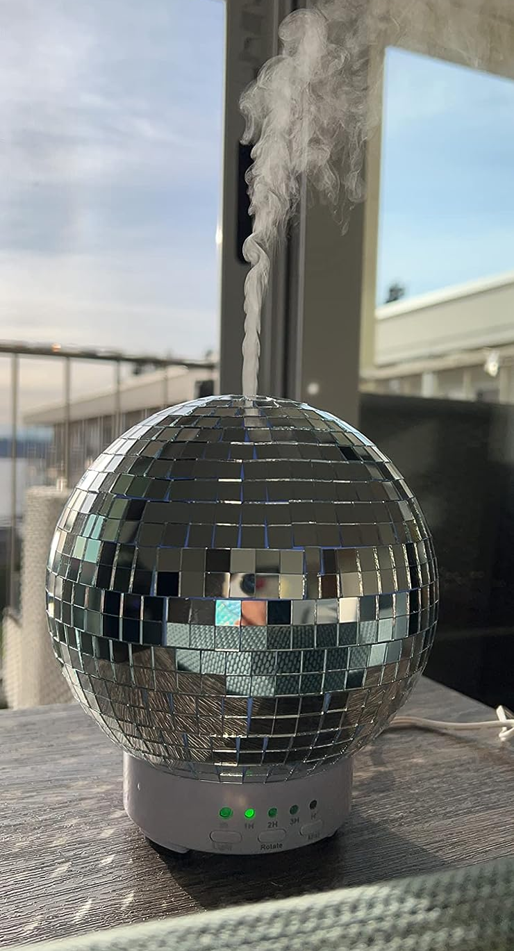 reviewer image of the disco ball diffuser