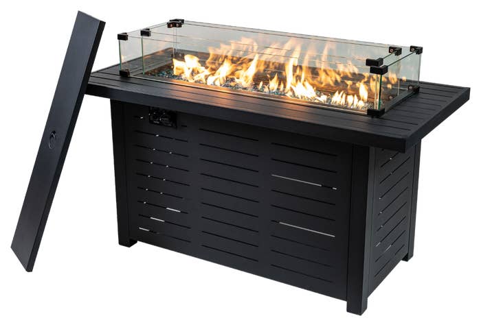 Product image of metal gas fire table
