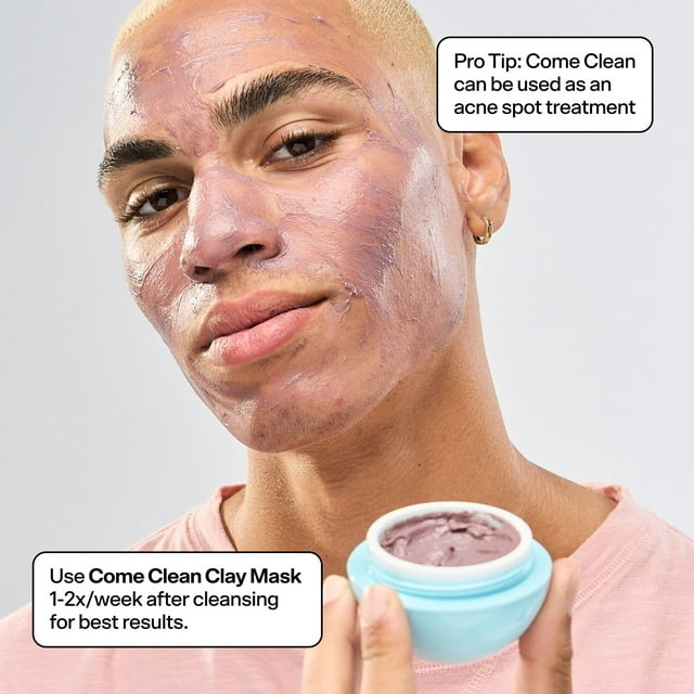 a model wearing the face mask