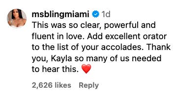 &quot;This was so clear, powerful and fluent in love&quot;