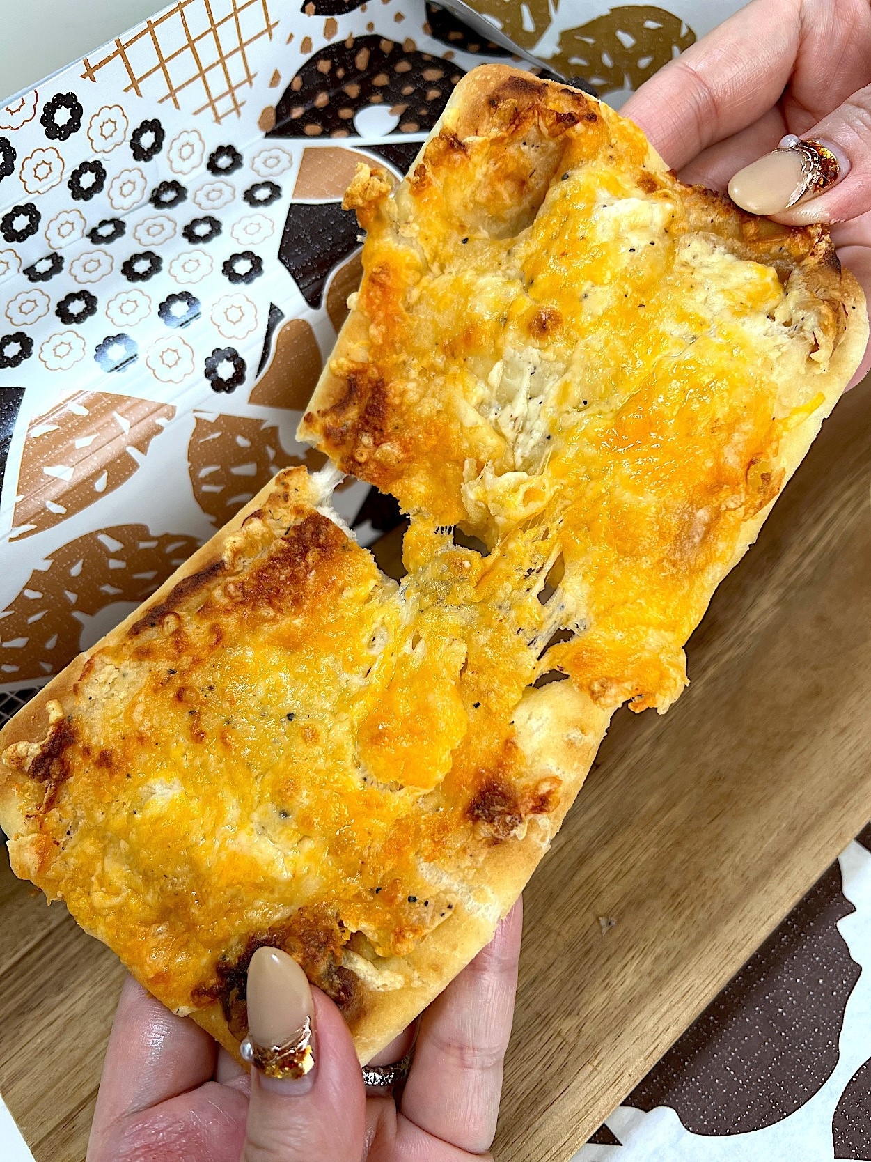 ミスタードーナツのおすすめメニュー「ピザッタ クワトロチーズ」