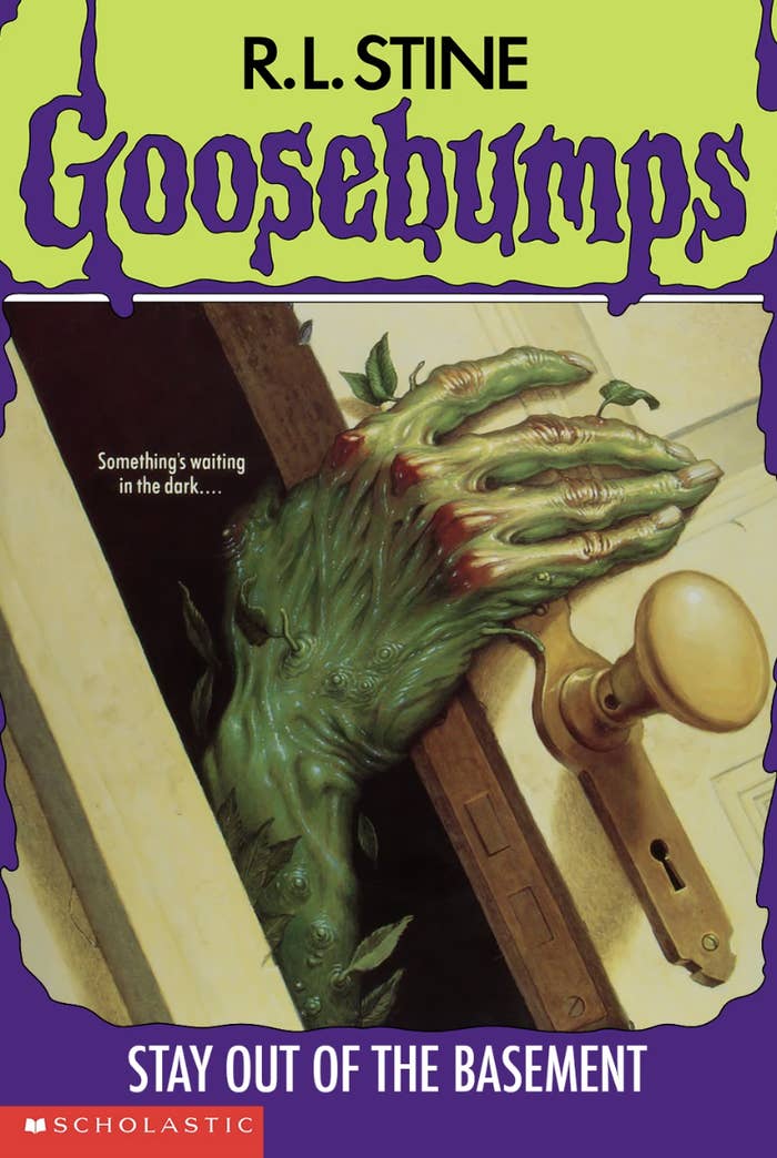 Cover of Goosebumps book &quot;Stay Out of the Basement&quot; by RL Stine