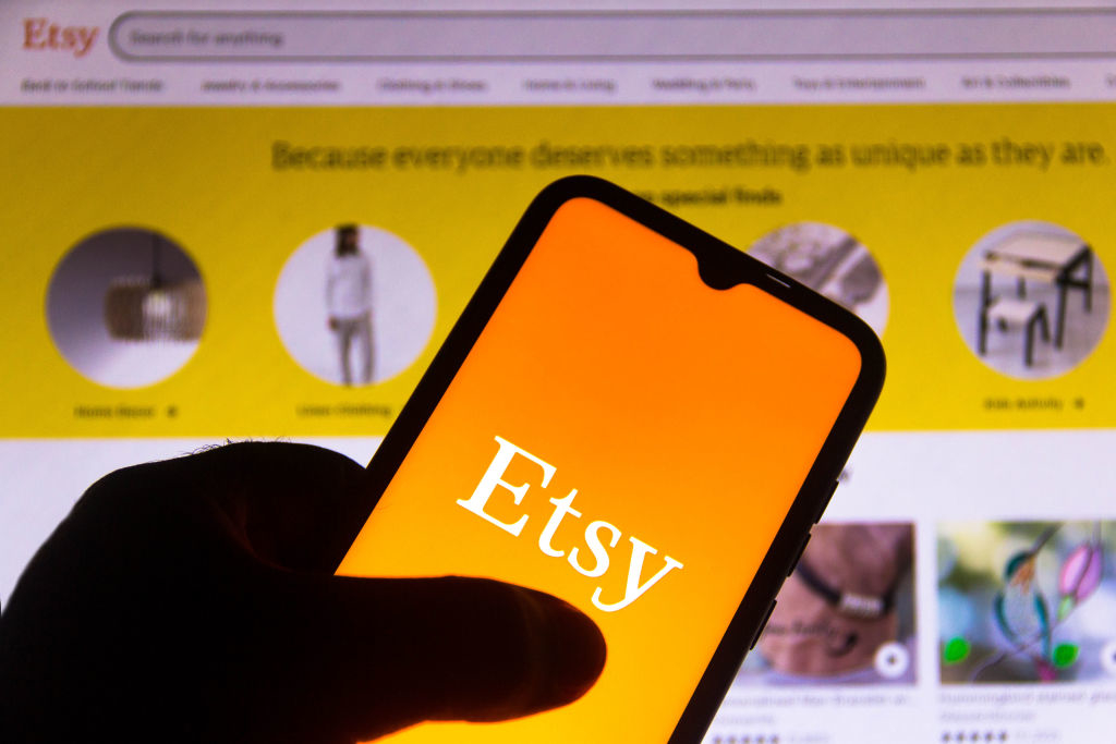 Etsy on someone&#x27;s phone