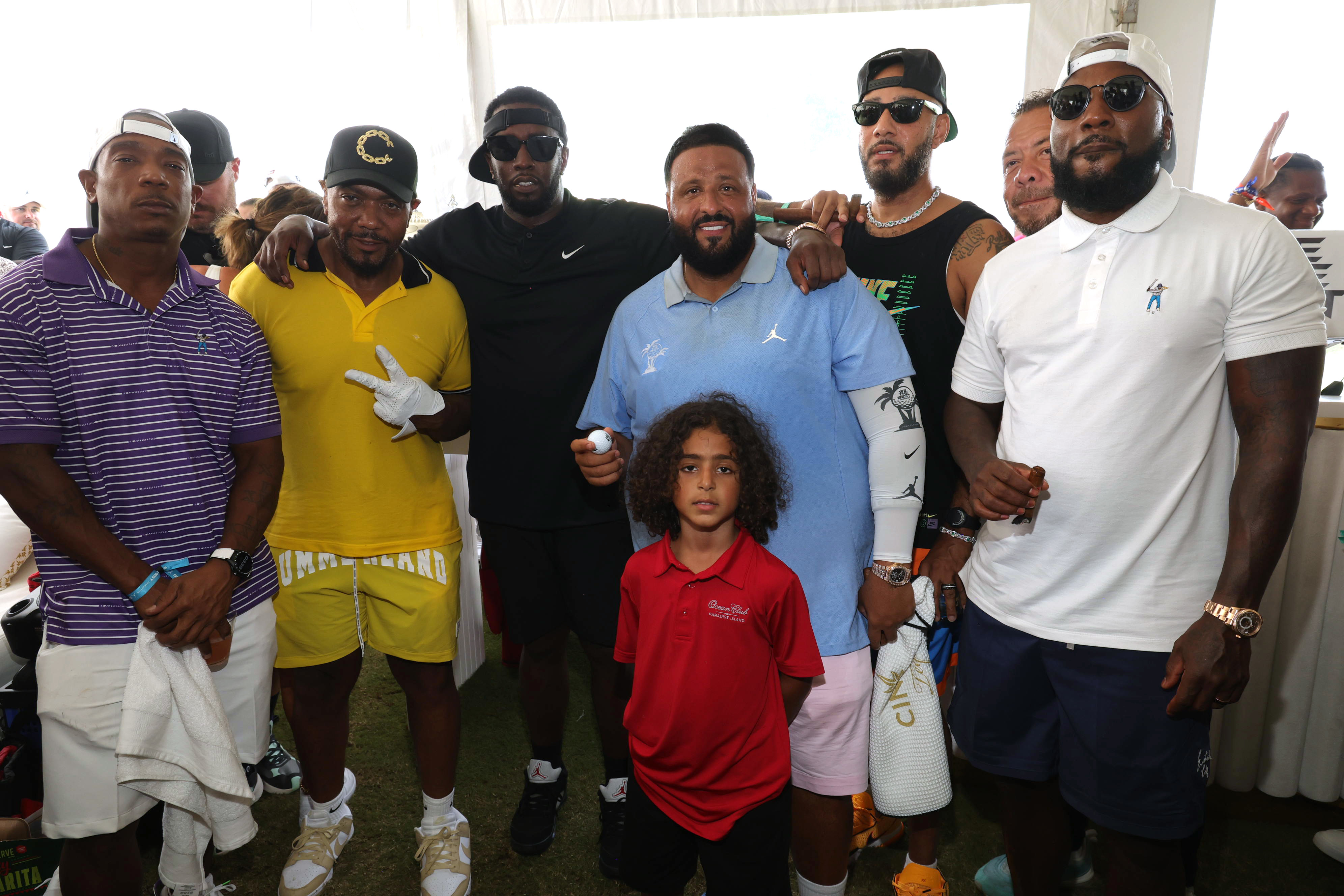 Jeezy at an event with DJ Khaled, Swizz Beats, Diddy, and Ja Rule