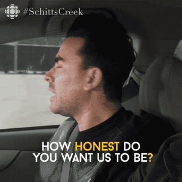 Dan Levy on "Schitt's Creek"
