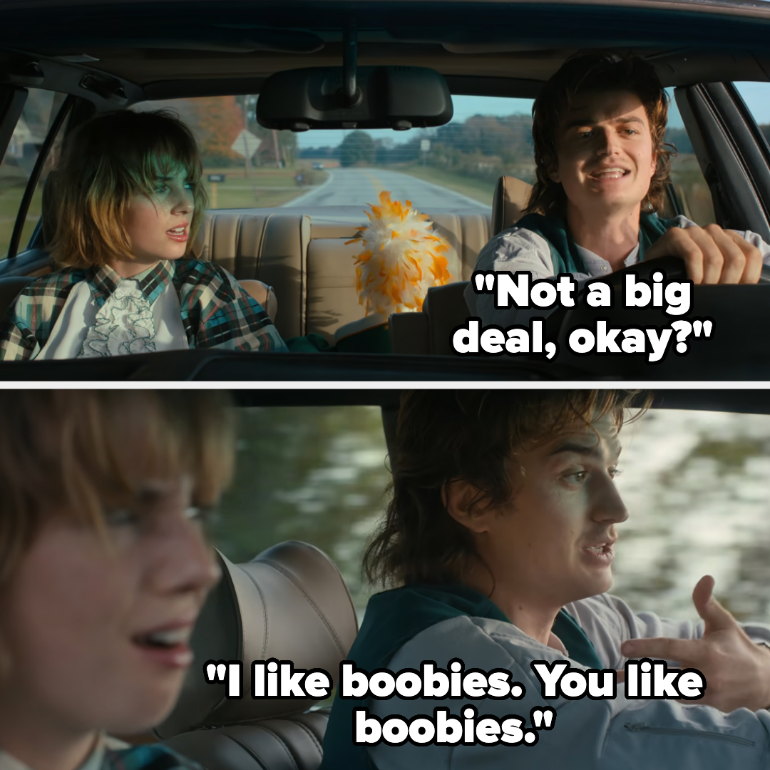 Screenshots from "Stranger Things"