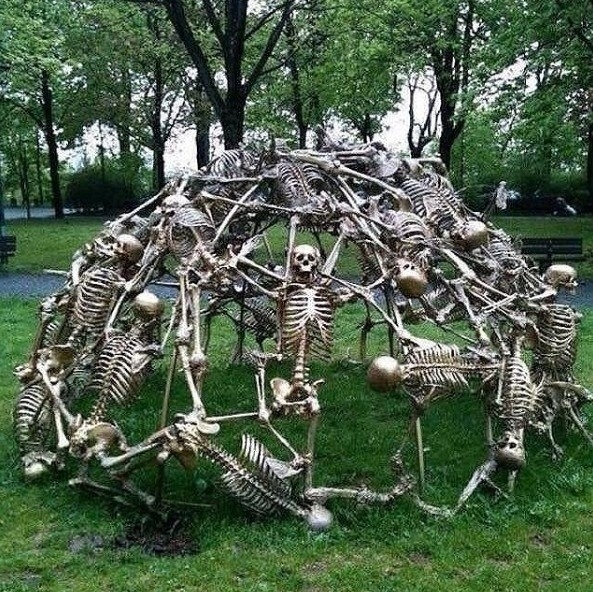 A dome made of skeletons