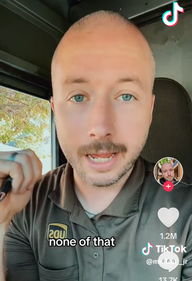 A closeup of J.R. speaking