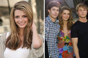 Mischa Barton side by side Mischa with her OC castmates