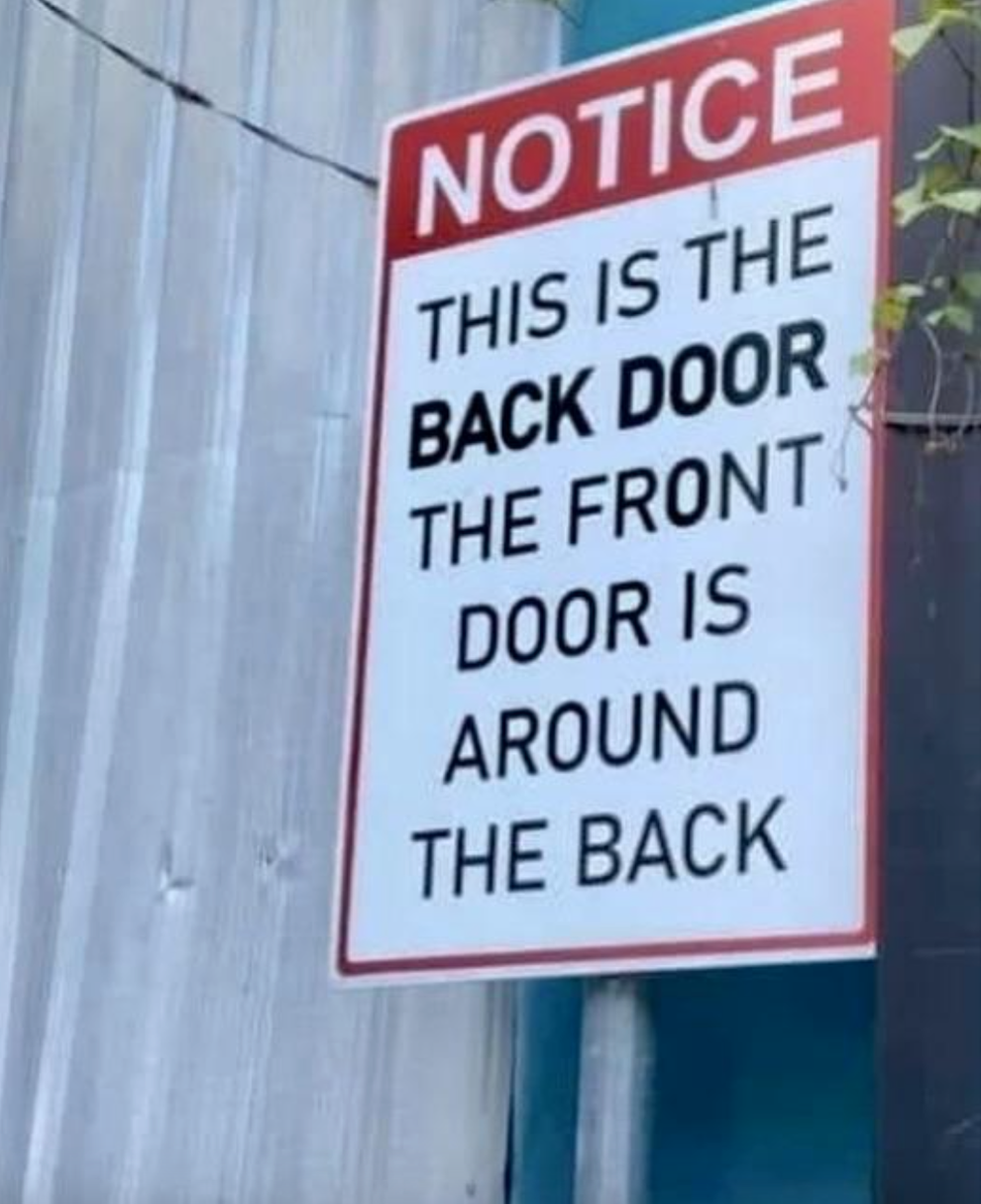 19 Funniest Signs On Reddit — Week Of 10/8/23