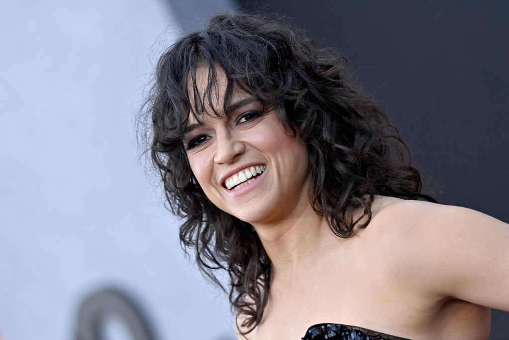 Closeup of Michelle Rodriguez