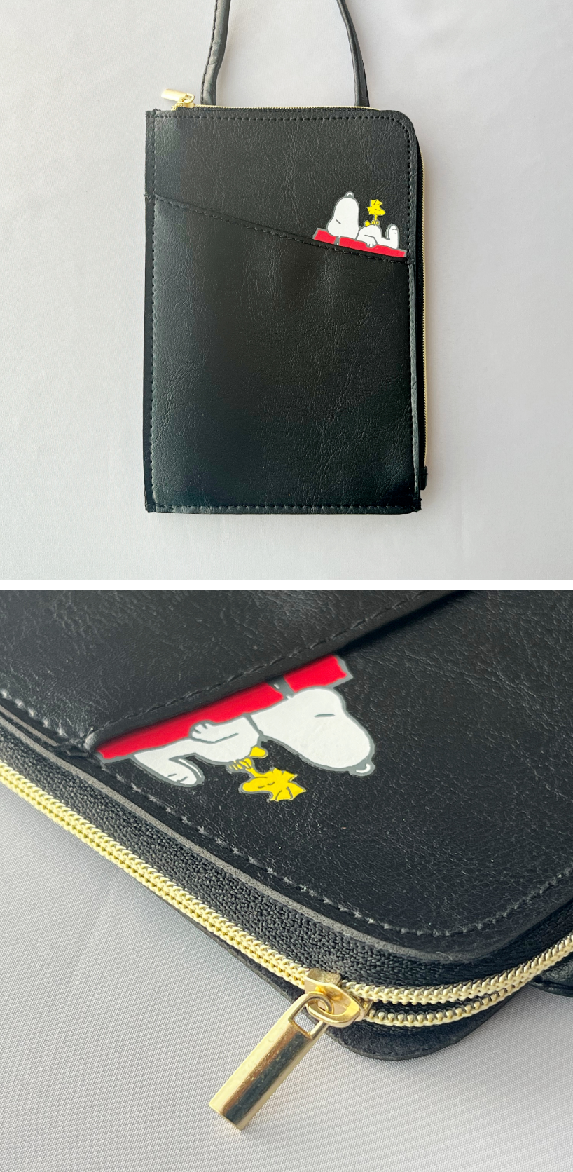 GLOW11月号増刊の付録「SNOOPY カードケース付きレザー調スマホポシェット」