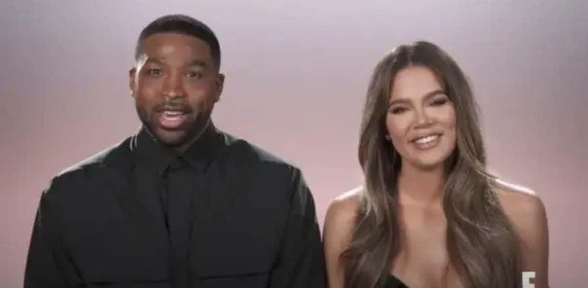 Close-up of Tristan and Khloé