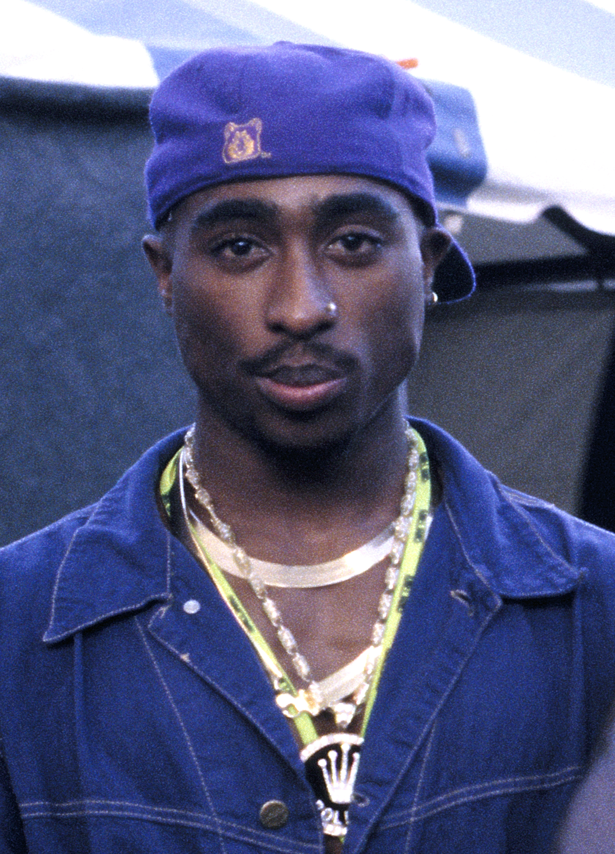 Close-up of Tupac