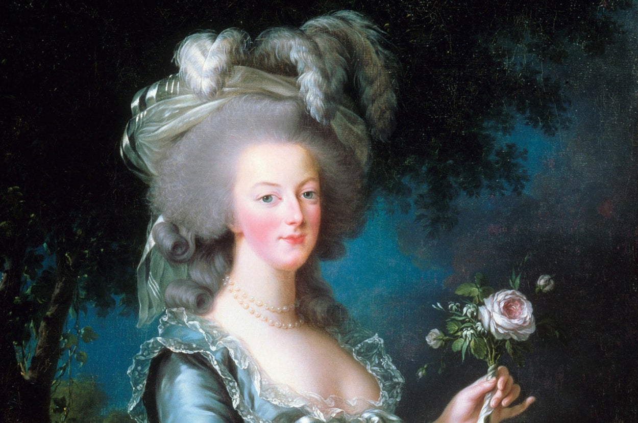 マリー・アントワネットの肖像画。1783年にヴィジェ=ルブランが描いた物(Getty Images)