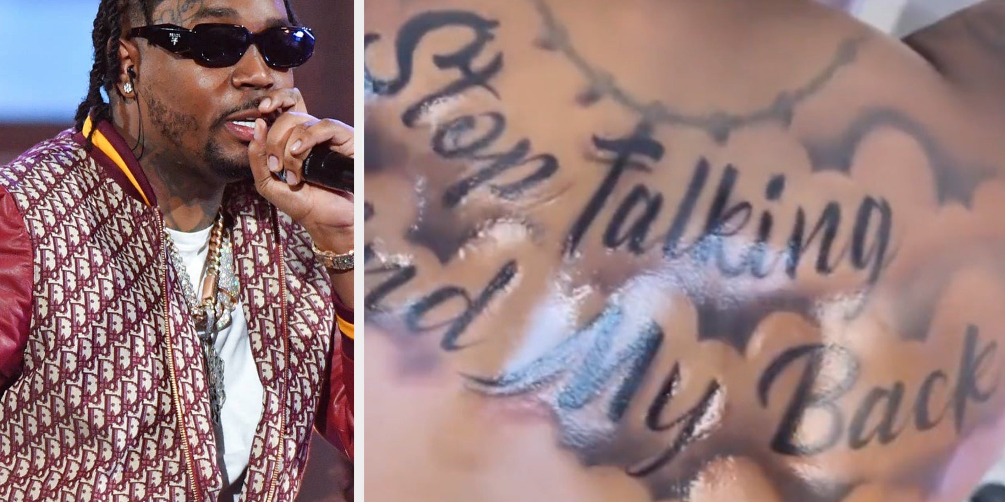 Fivio Foreign Shows Off New Back Tattoo - Vimarsana News
