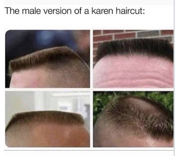 The male Karen haircut