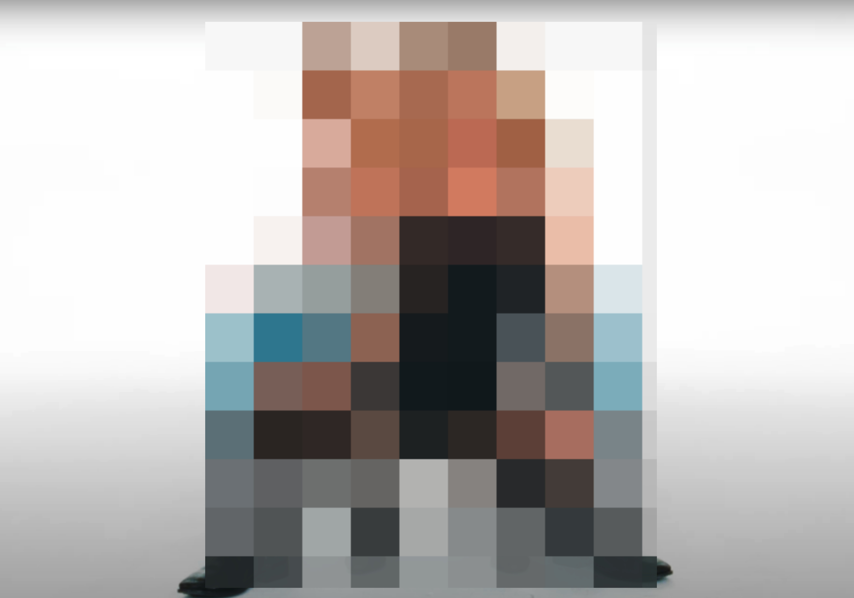 A pixelated image