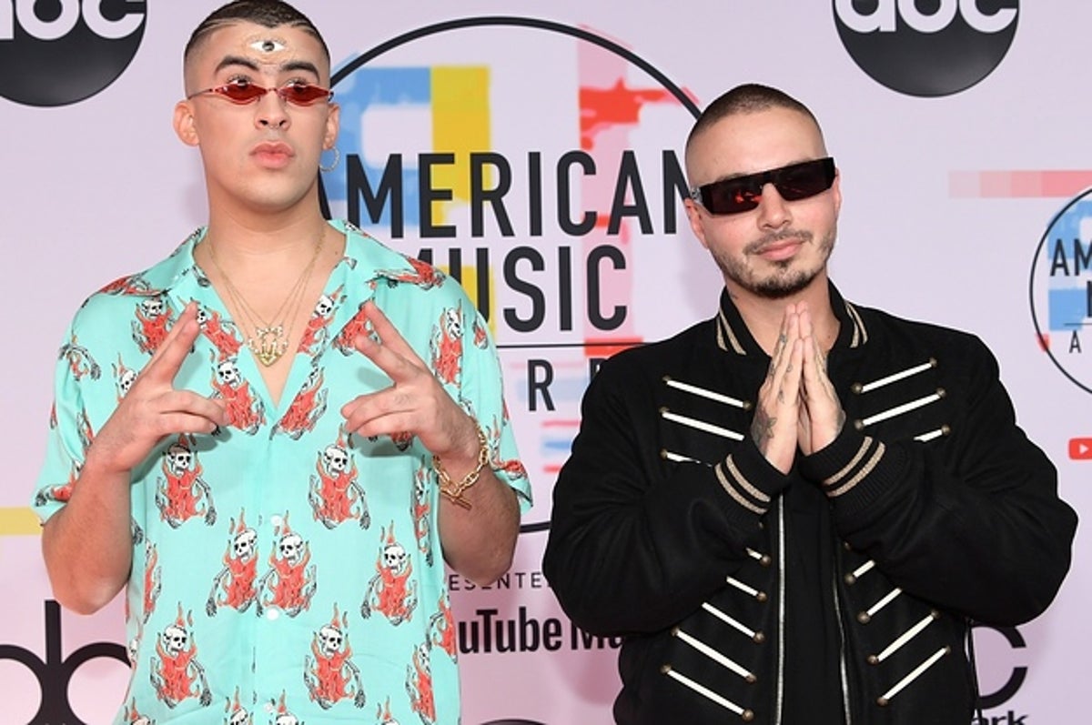 J Balvin reacts to Bad Bunny's supposed 'Thunder Y Lightning' diss