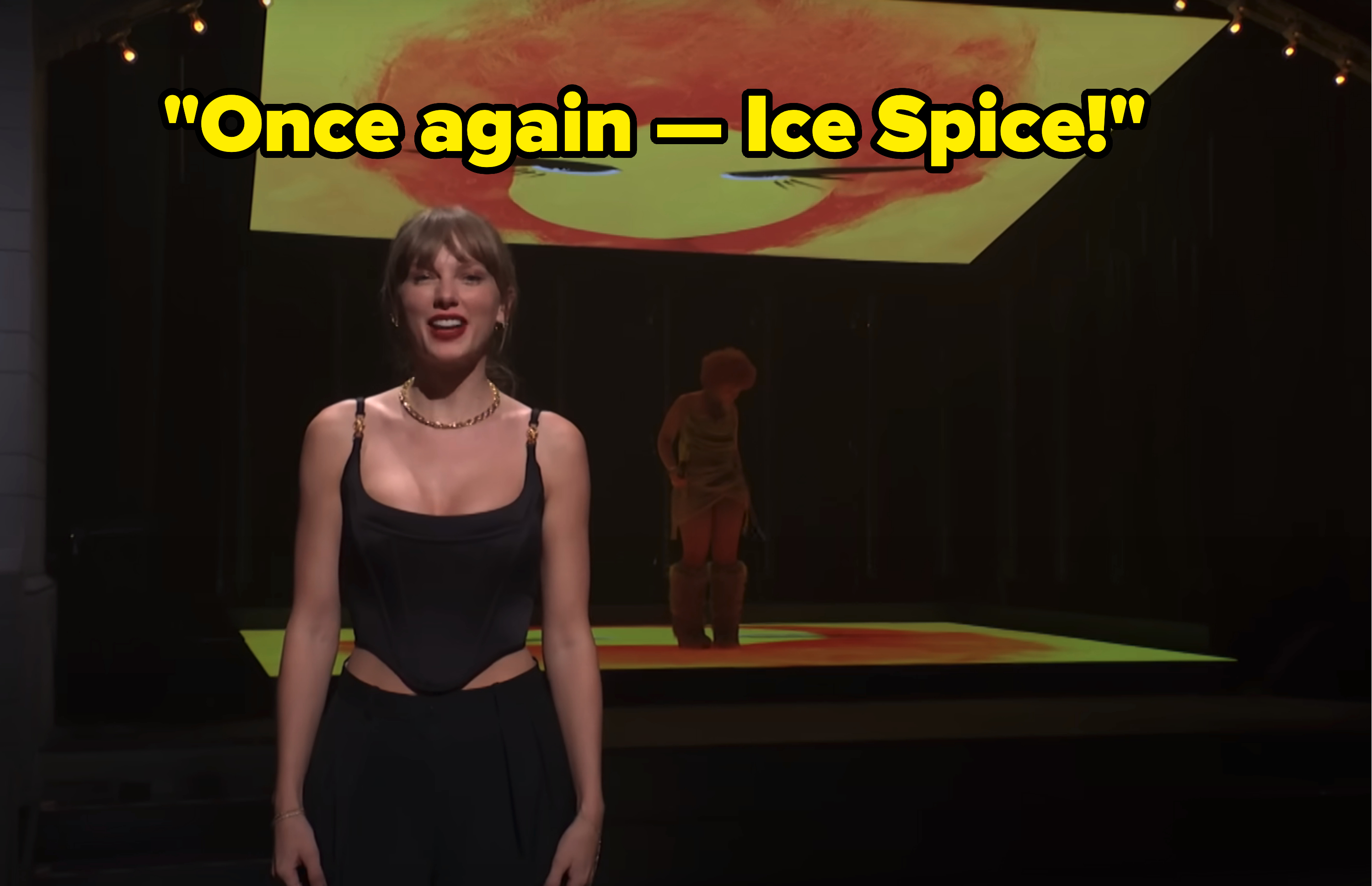 Taylor introducing Ice Spice