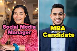 A social media manager and an MBA candidate