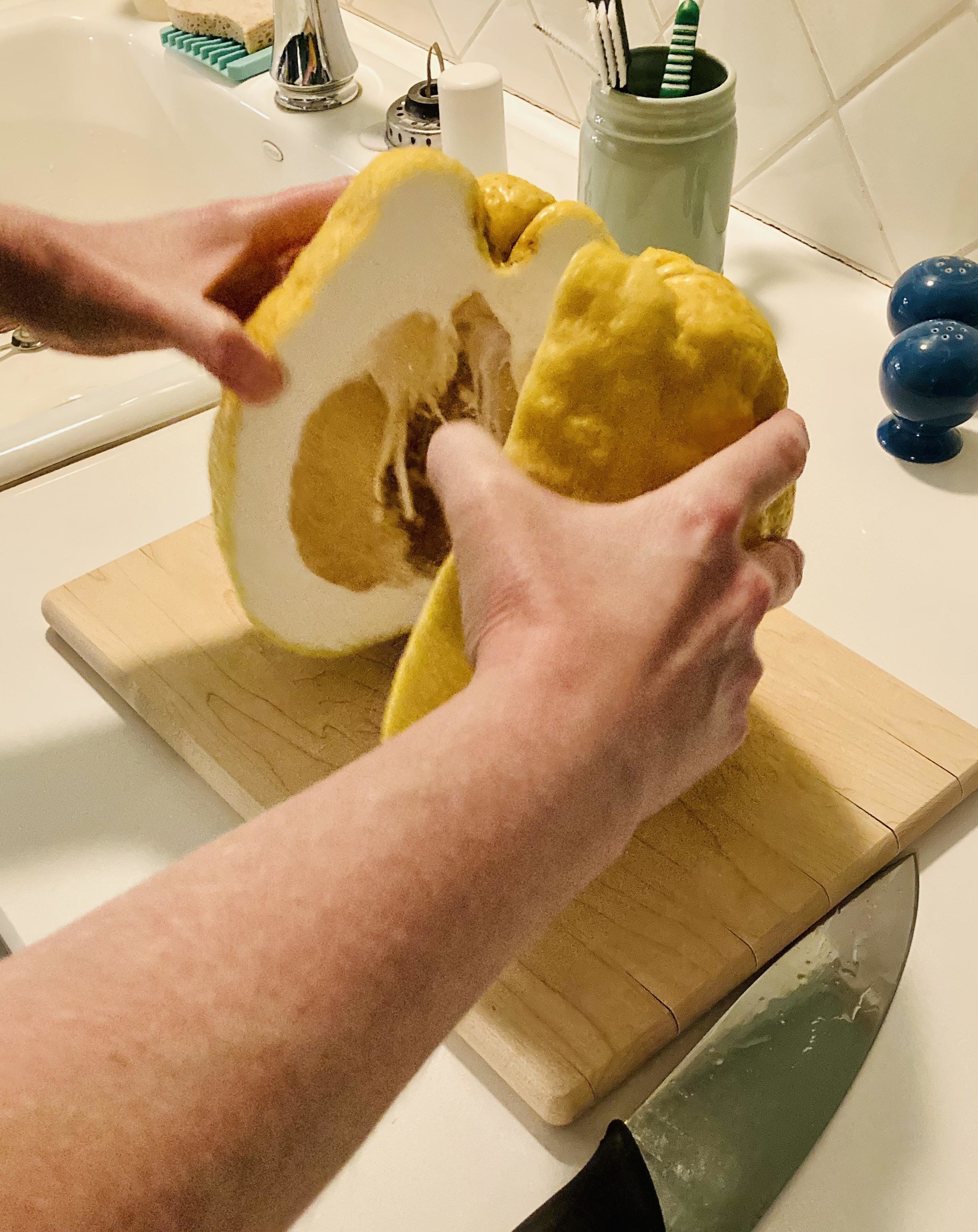 a giant lemon