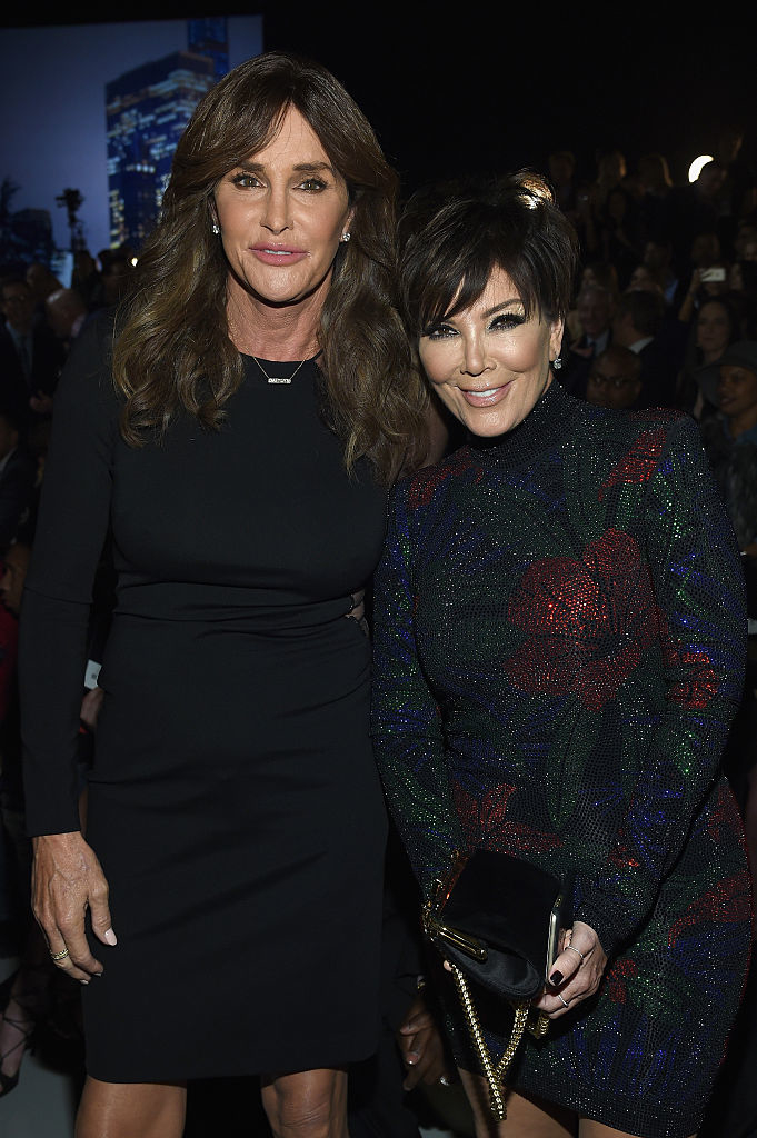 Closeup of Kaitlyn and Kris Jenner