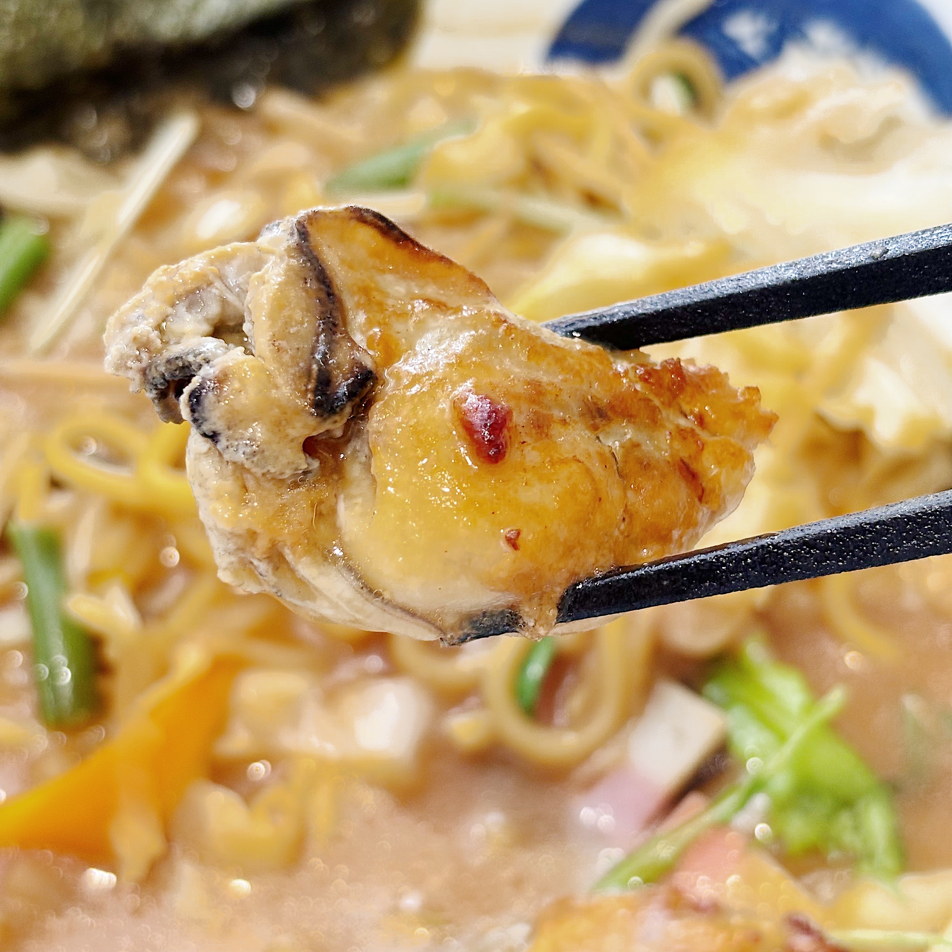 リンガーハットのおすすめのメニュー「かきちゃんぽん(かき2個入り)」