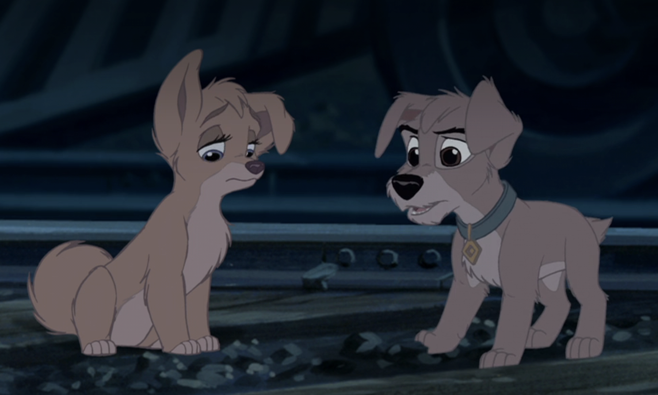 Screenshot from &quot;Lady and the Tramp II: Scamp&#x27;s Adventure&quot;