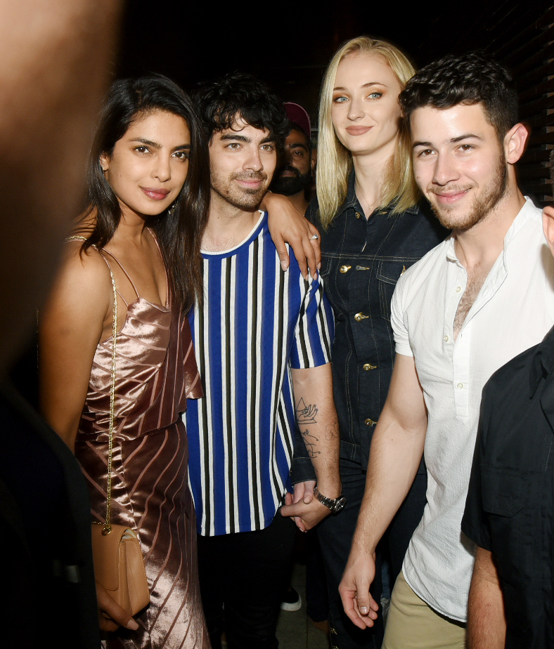 Priyanka Chopra, Joe Jonas, Sophie Turner, and Nick Jonas
