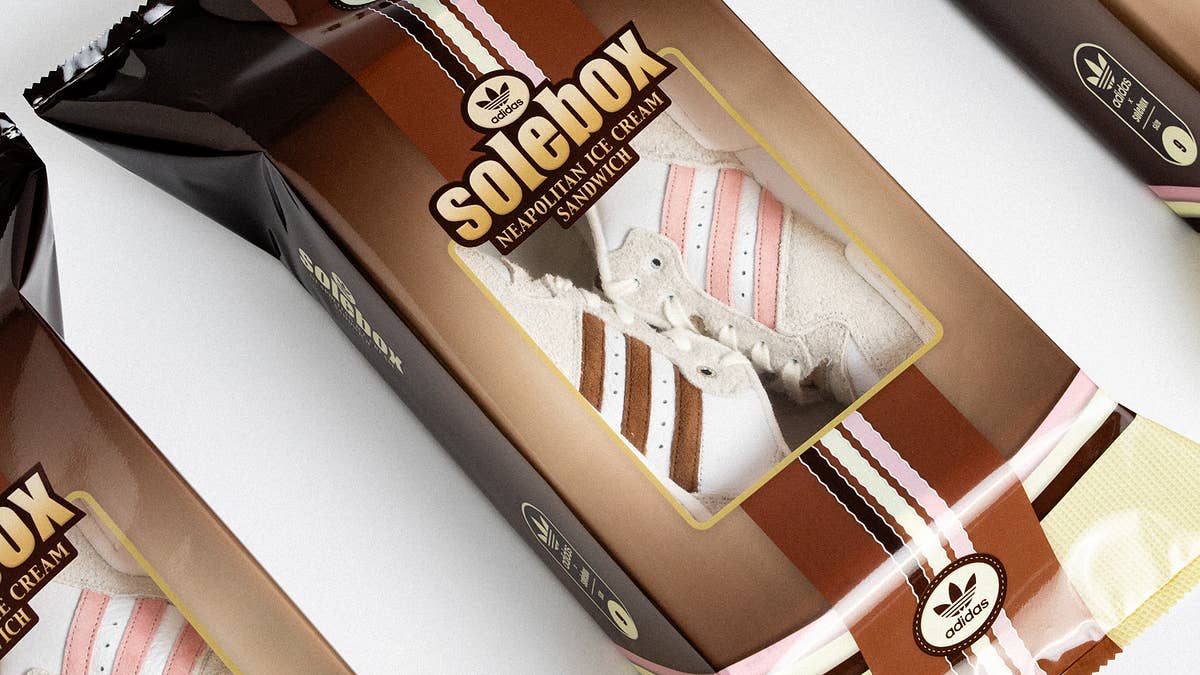 Solebox gives the Adidas Rivalry Low a vanilla, chocolate, and strawberry makeover.