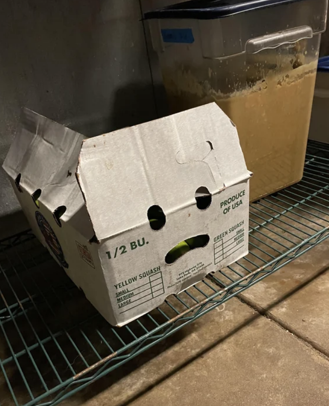 a sad box