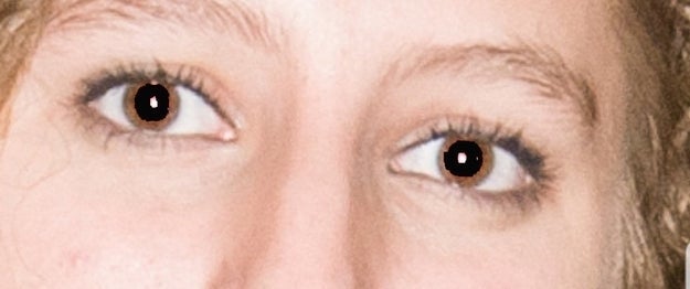 Closeup of someone&#x27;s eyes