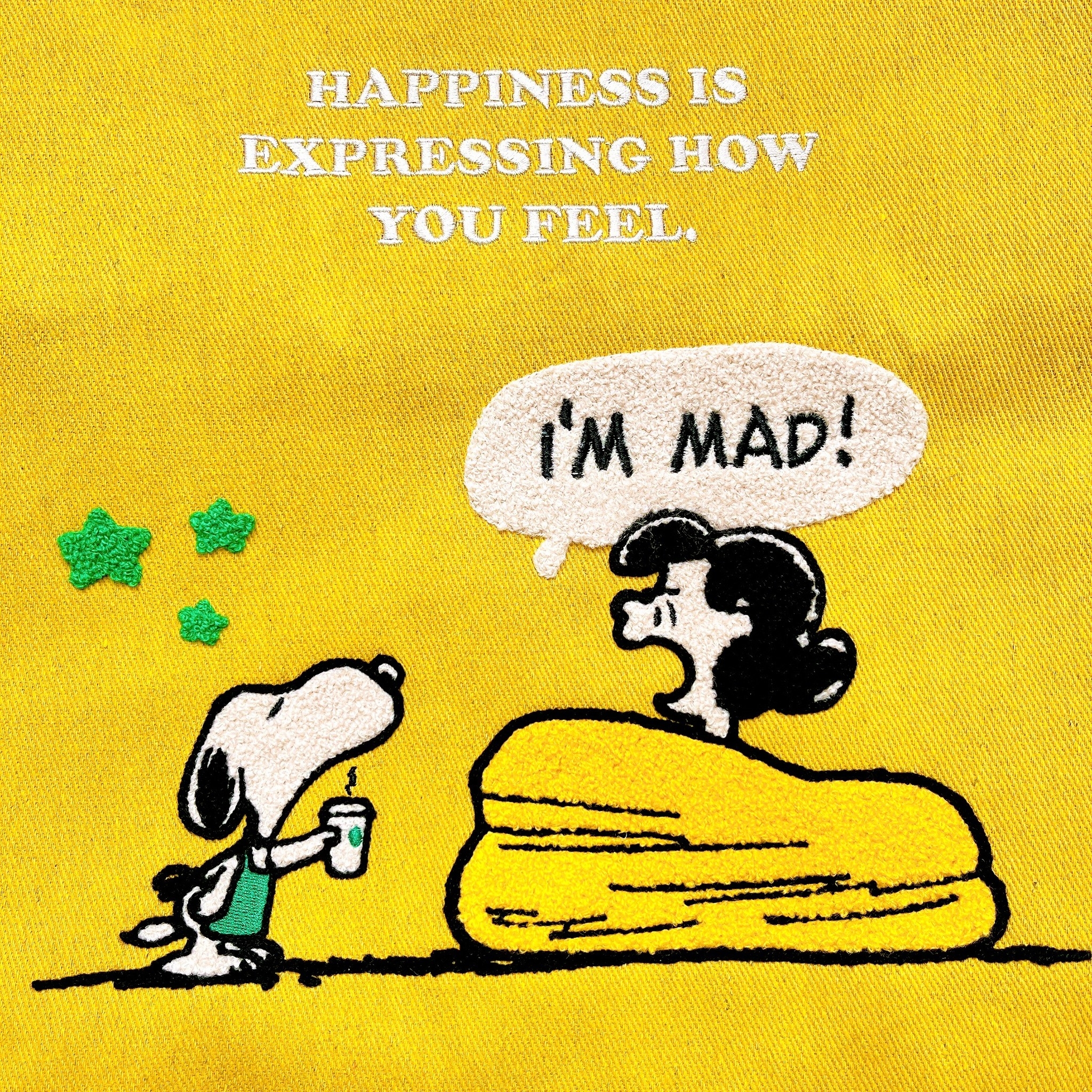 Starbucks Coffee(スターバックスコーヒー)のオススメのトート「トートバッグ イエロー PEANUTS Lucy」