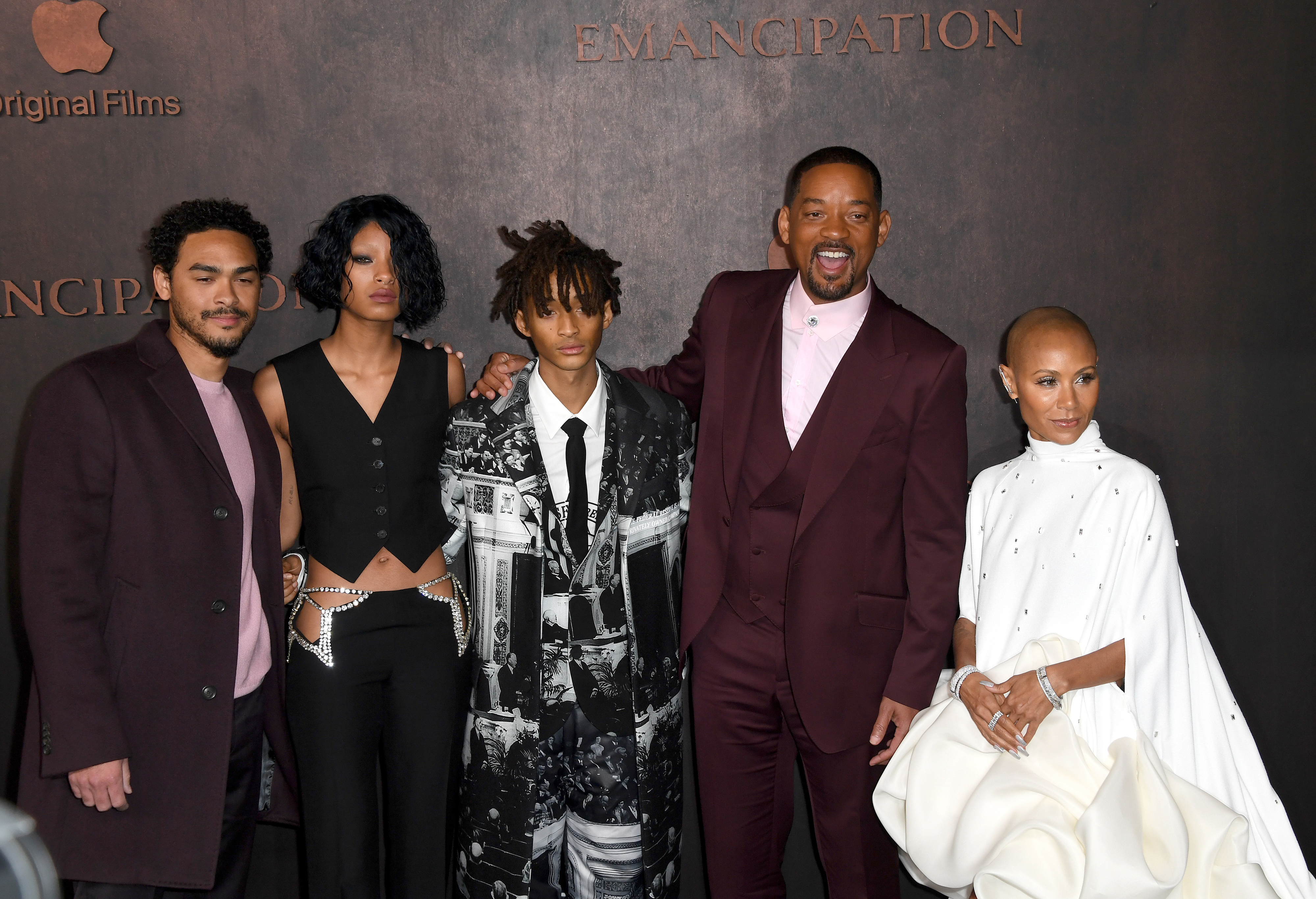 Will, Jada, and their kids