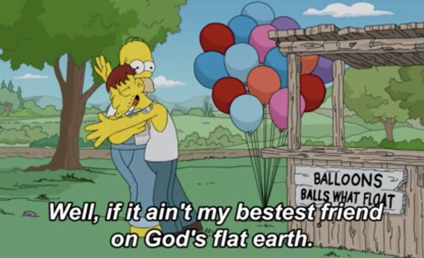 Flat shop earth simpsons