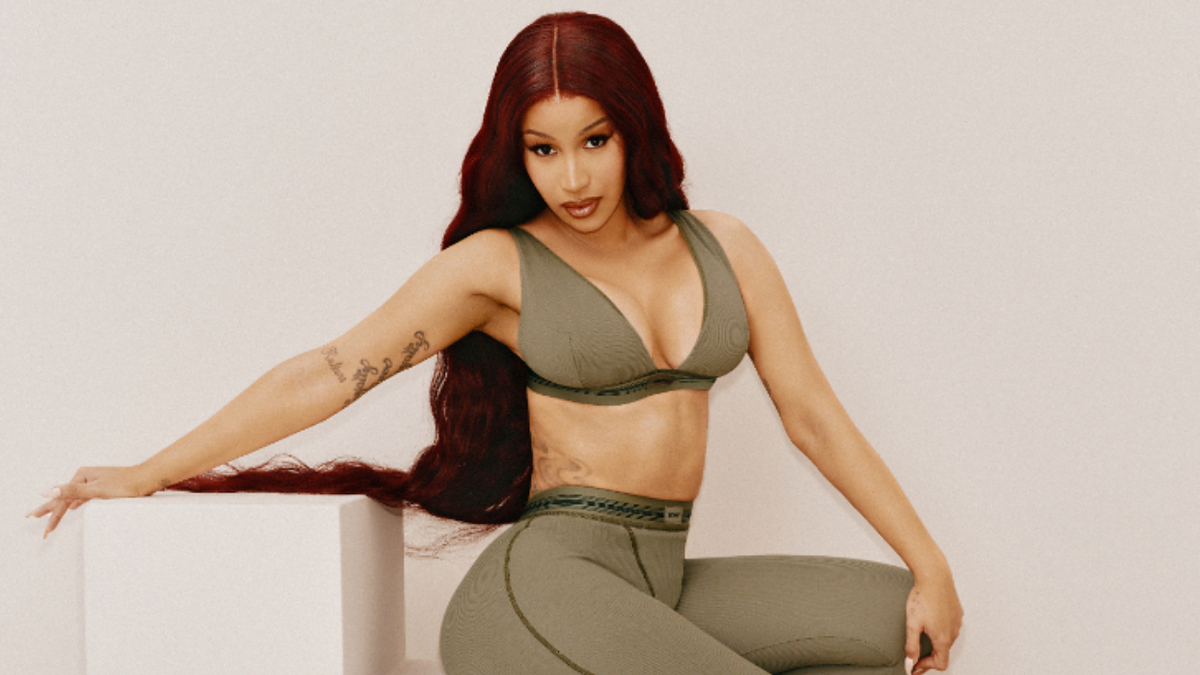 Cardi B Flaunts Her Curves in the Newest Skims Cotton Collection