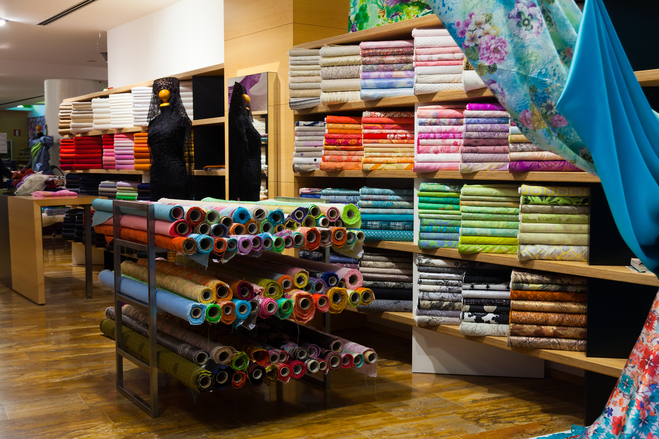 A fabric store