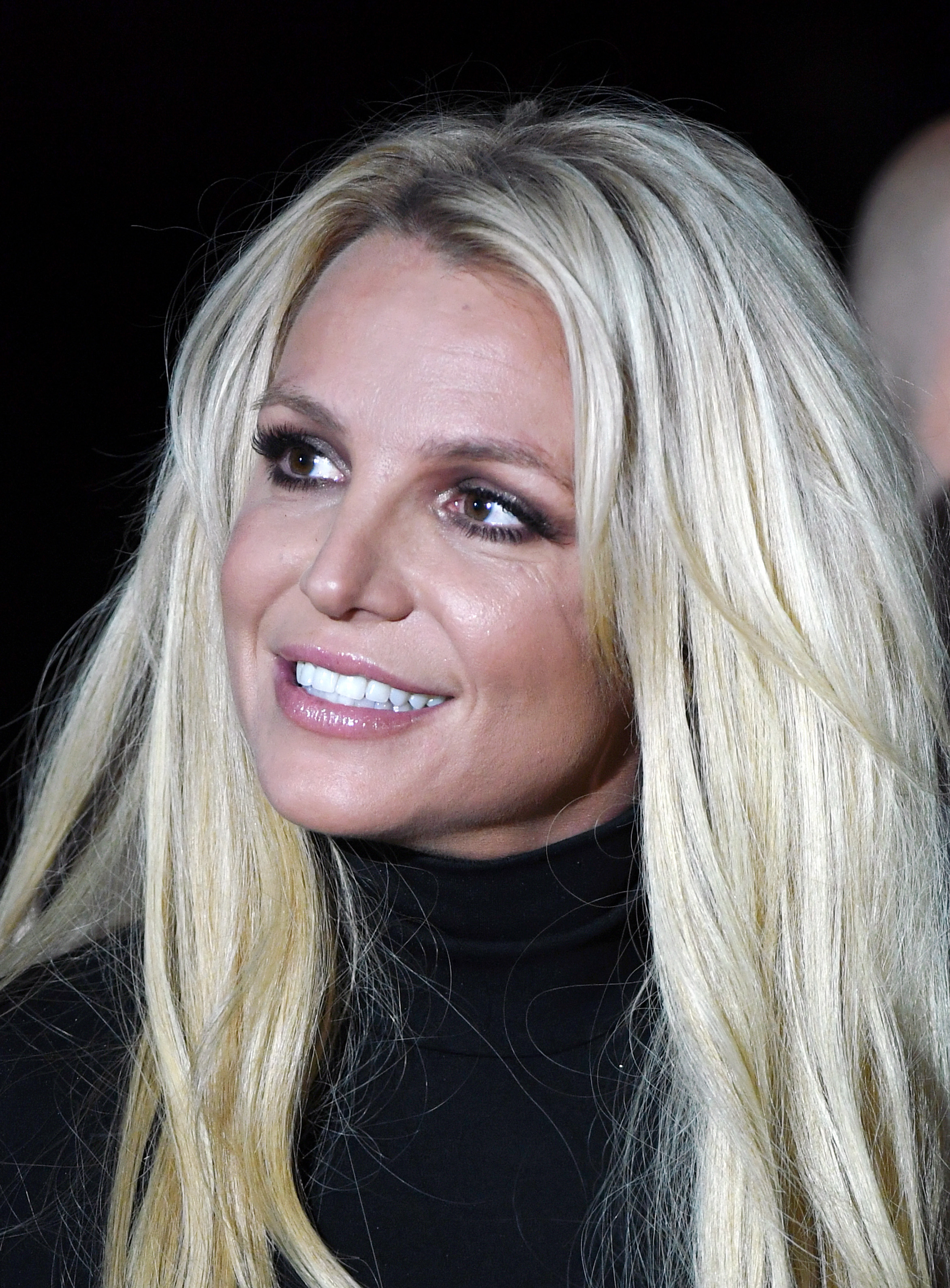 closeup of present-day britney