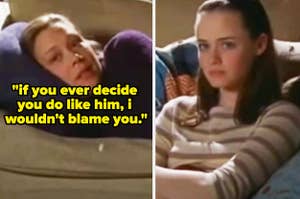 Paris and Rory talking about Jess in a deleted Gilmore Girls scene
