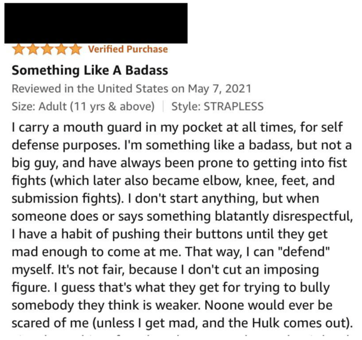 the review on amazon