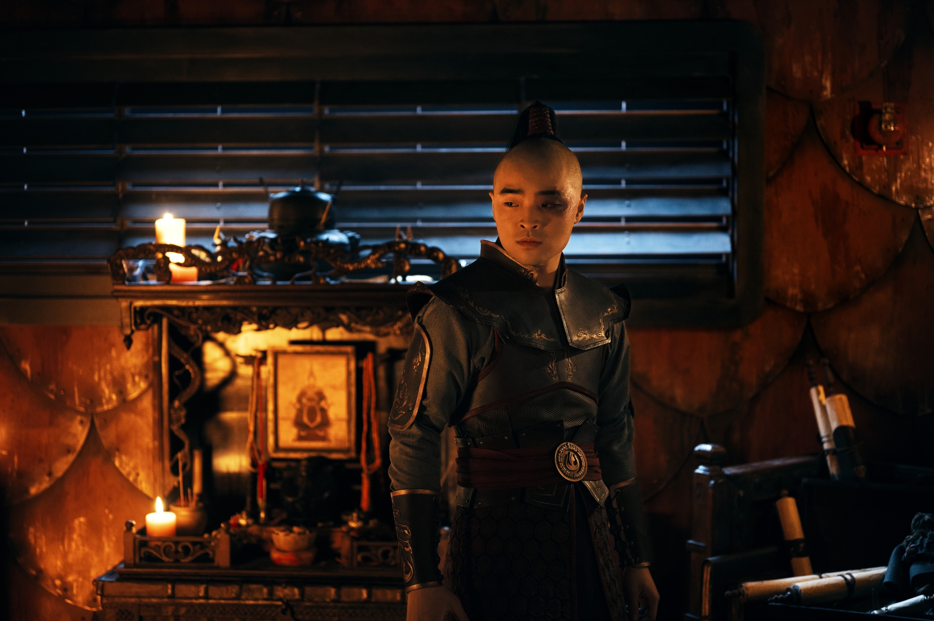 Dallas Liu as Prince Zuko in season 1 of Avatar: The Last Airbender