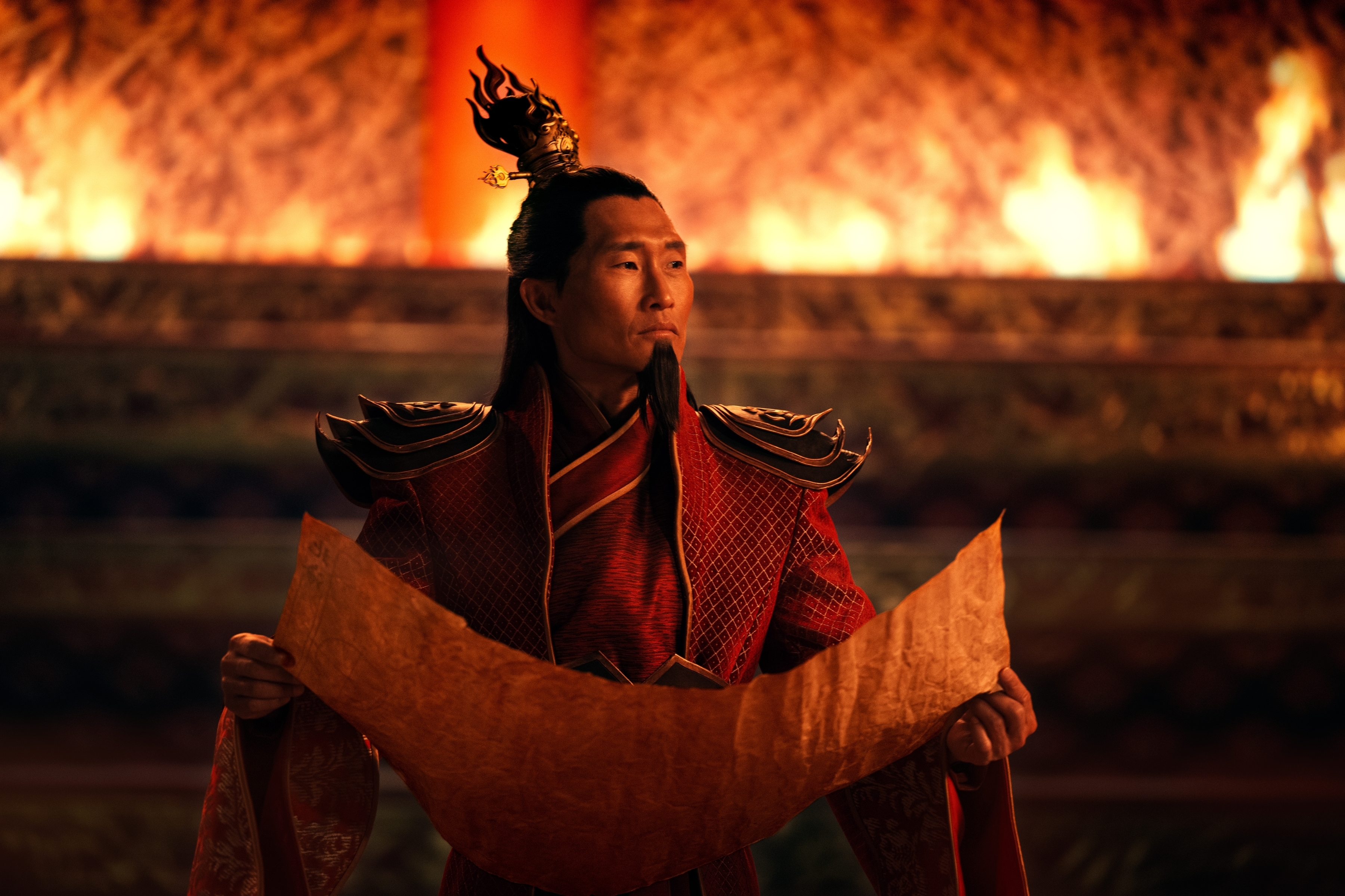 Daniel Dae Kim as Ozai in season 1 of Avatar: The Last Airbender