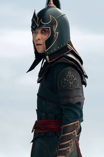 Dallas Liu as Zuko in season 1 of Avatar: The Last Airbender