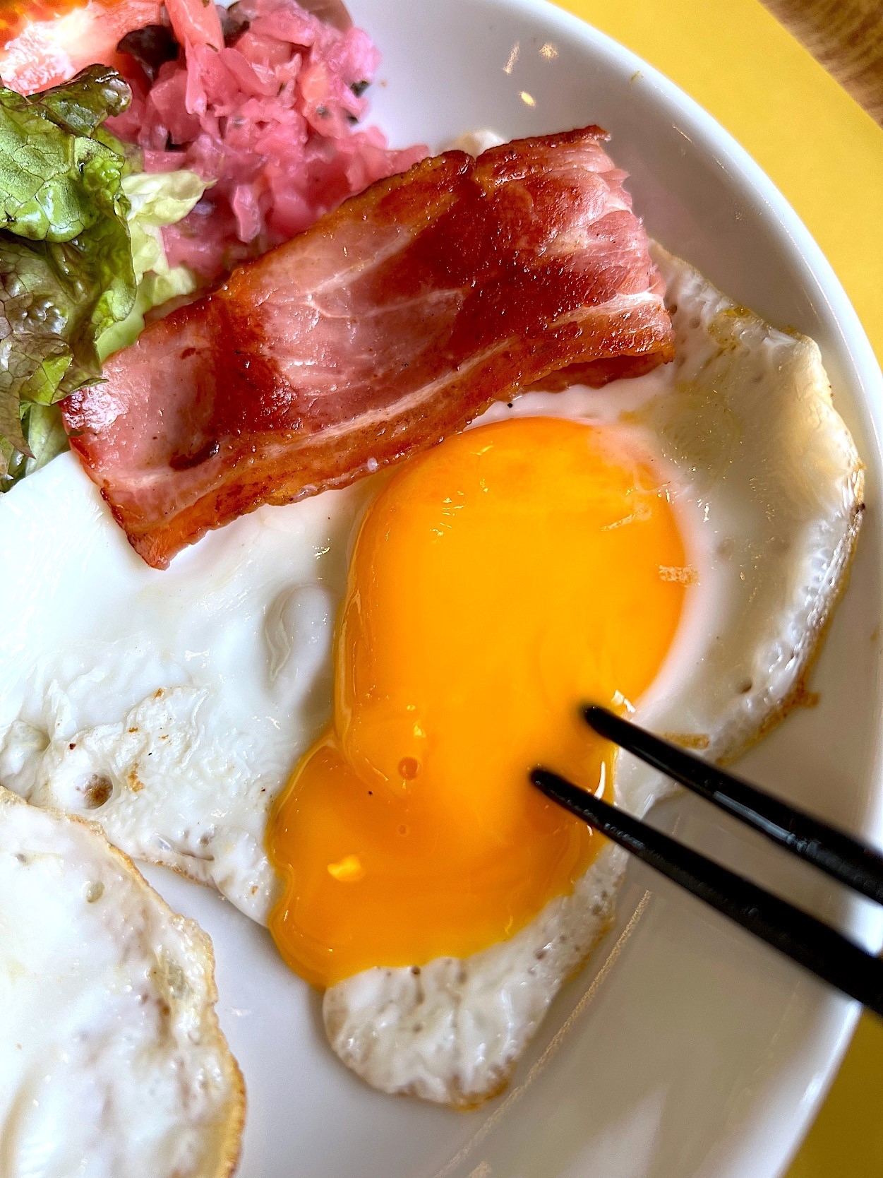 ロイヤルホストのオススメのメニュー「フライエッグ和定食」