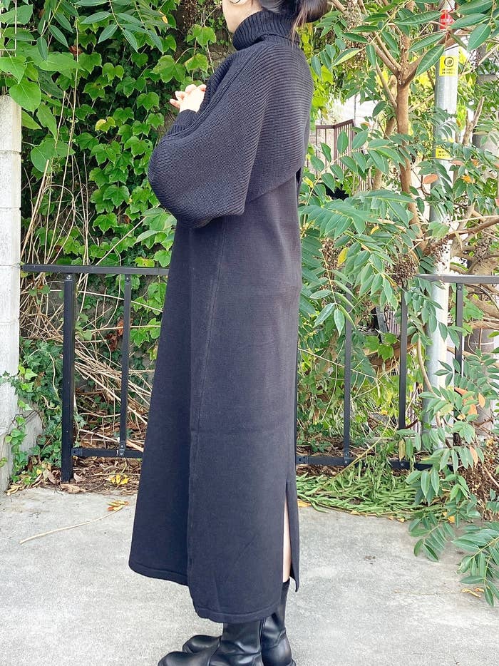 GU(ジーユー)のおすすめワンピース「マルチウェイニットワンピース(長袖)」