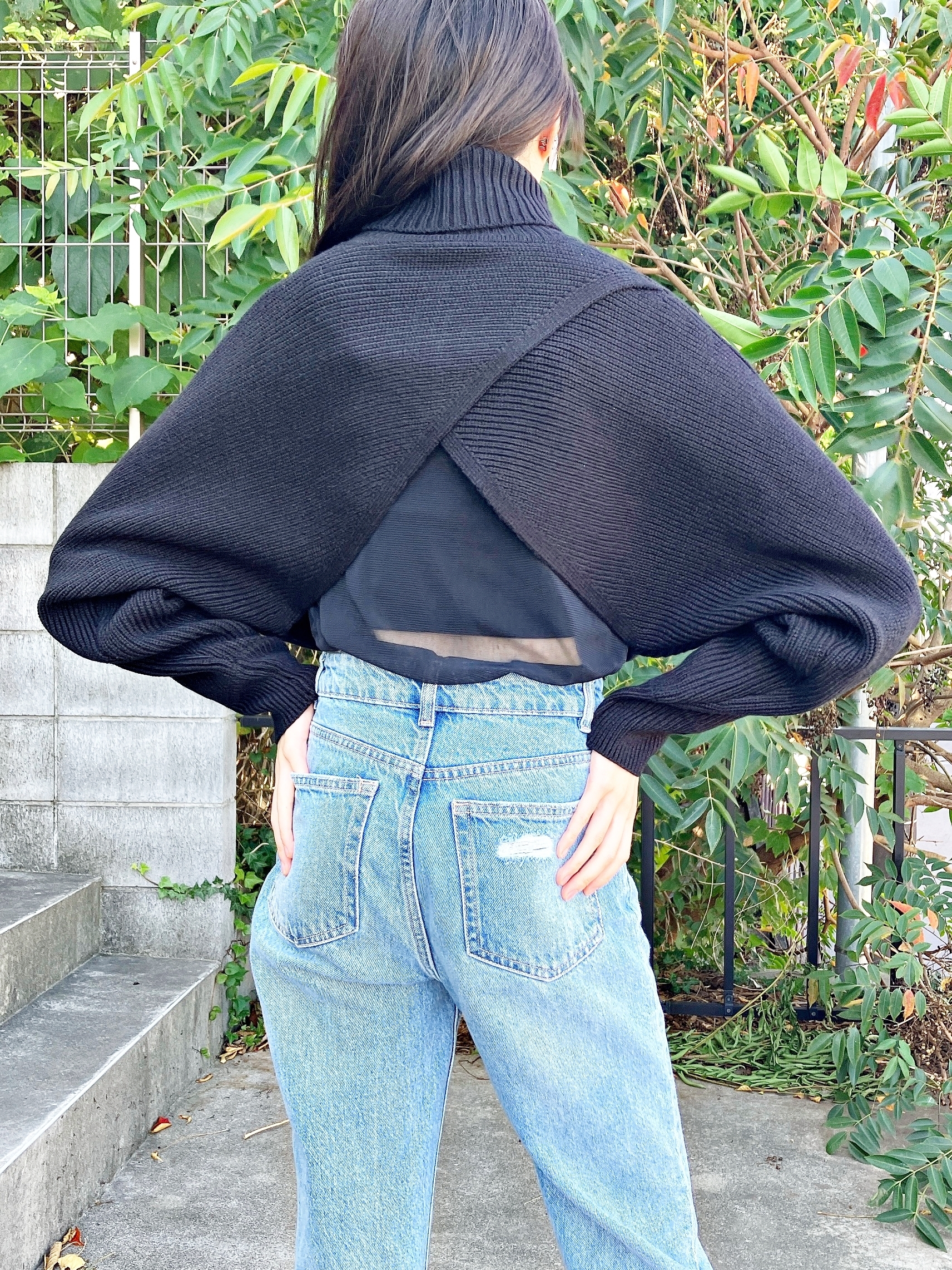 GU（ジーユー）のおすすめワンピース「マルチウェイニットワンピース（長袖）」